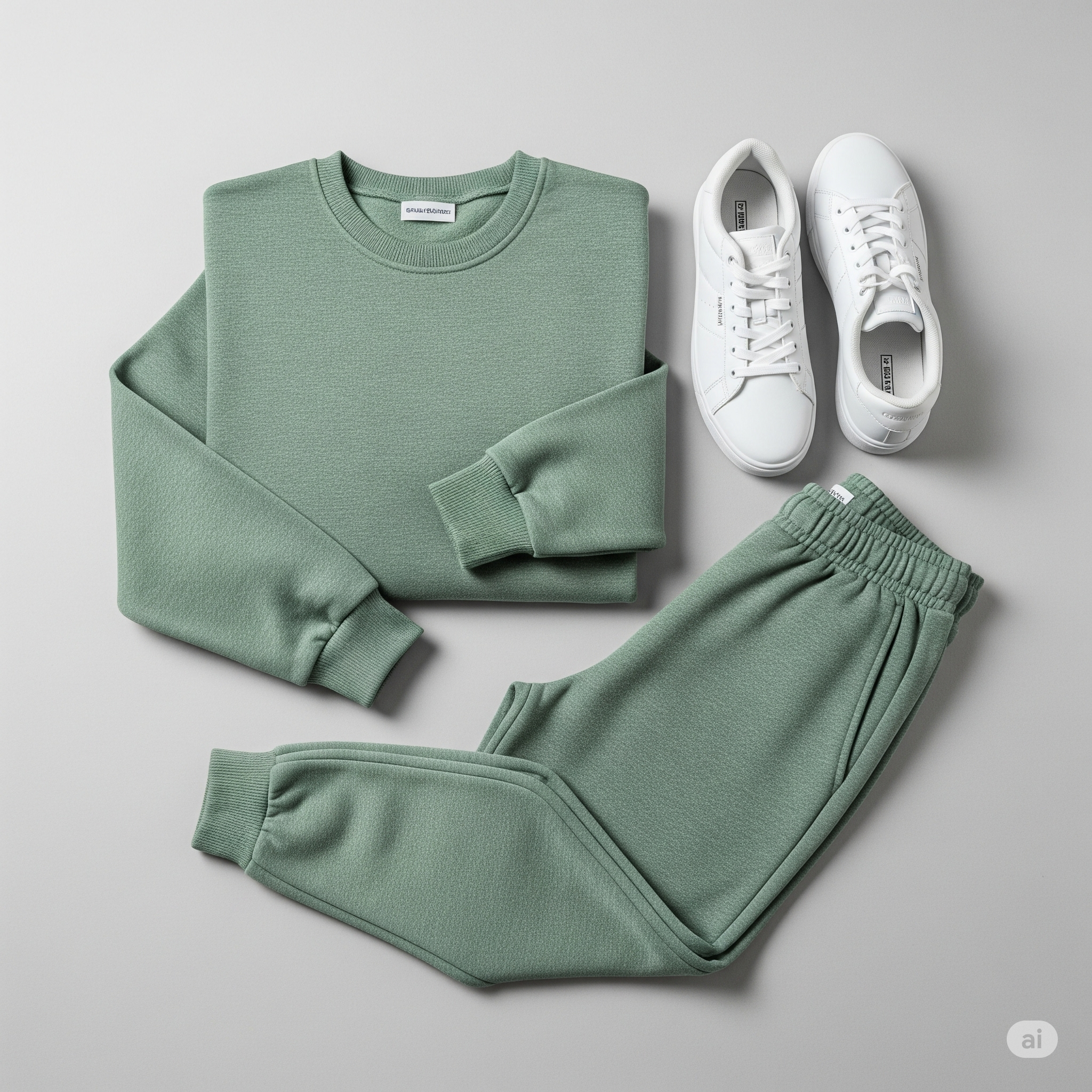 A comfortable and stylish matching sweatsuit set perfect for a relaxing Friday.